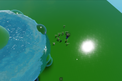 Locus Solus - swimming through the bubble